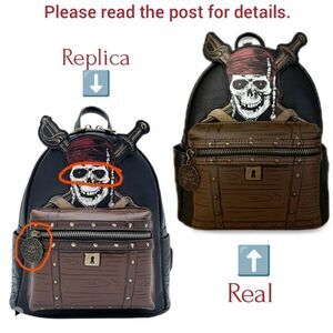 Loungefly Disney Pirates of the Caribbean Dead Men Tells No Tales Mini B…